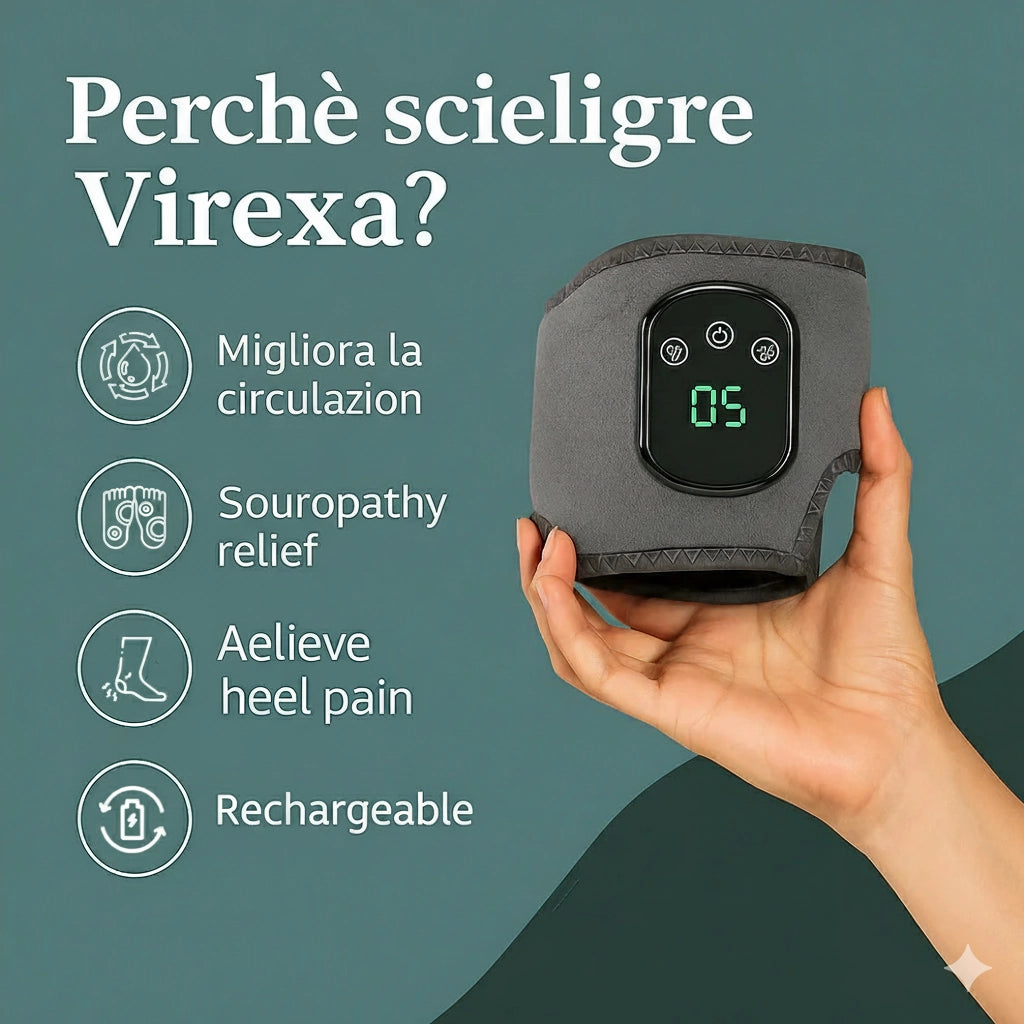Virexa™ 2.0 Dispositivo riscaldato per il sollievo dei piedi